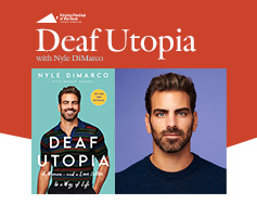 Virginia Festival of the Book Presents: Deaf Utopia with Nyle DiMarco